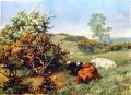 Charles Collins paysage avec du bétail